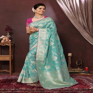 ชุดส่าหรีผ้าไหมสุดหรูดู Dari Dola สำหรับทุกโอกาส - Product Image 2