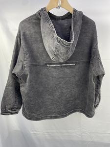 Nouveau sweat à capuche surdimensionné en denim de mode d'hiver pour hommes et femmes pull vêtements lourds sweats à capuche pour hommes - Product Image 3