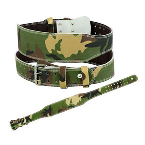 Cinturón de levantamiento de pesas de cuero genuino con logotipo personalizado de producto de la mejor calidad para gimnasio y levantamiento de pesas - Product Image 4