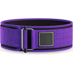 Cinturón de levantamiento de pesas con bloqueo automático de nailon de 4 pulgadas ajustable personalizado 202, cinturón de entrenamiento físico, cinturón de gimnasio de levantamiento de pesas de nailon duradero - Product Image 2