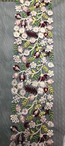 Tissu en dentelle florale brodée en dentelle de miel écologique de qualité supérieure pour Abaya Hijab Kaftan Vêtements islamiques Offres en gros Matériel en filet - Product Image 3