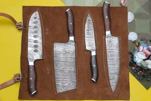 มีดทำครัวเหล็กดามัสกัสเกรดพรีเมียม อเนกประสงค์ รุ่นใหม่ล่าสุด ด้ามไม้ ปรับแต่งได้ รองรับ OEM - Product Image 4
