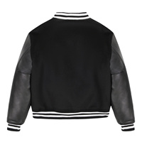 Veste d'hiver graffiti en tissu lourd personnalisée pour hommes Logo personnalisé patchs brodés Veste de baseball de qualité supérieure pour hommes