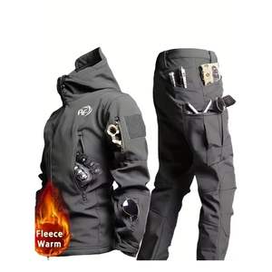 Uniforme táctico de lana cálida, chaqueta de uniforme táctico hecha a medida con múltiples bolsillos y pantalón táctico con múltiples bolsillos de alta resistencia - Product Image 1