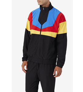 2025 veste coupe-vent à blocs de couleurs de haute qualité avec logo personnalisé veste coupe-vent en nylon à séchage rapide de grande taille en gros - Product Image 4