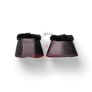 Botas de campana de caballo de cuero PU de alta calidad impermeables transpirables y duraderas con forro de poliéster de peluche para competición de entrenamiento - Product Image 4
