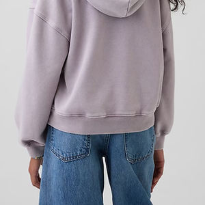 Sudadera con Capucha para Niñas con Hombros Caídos y Bolsillos, Ropa Casual 2026, Diseño Moderno, Servicio OEM para Compradores al por Mayor, Costura de Alta Calidad - Product Image 6