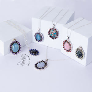 Quamarine-piedras preciosas de color turquesa, emstones de Ealing, ewelry IFT o Omán 925 - Product Image 3