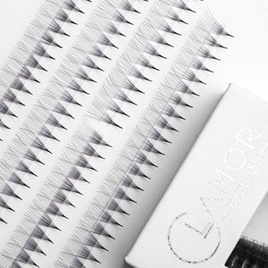 10D ต่อขนตาสำเร็จรูป0.07ยาวทำด้วยมือสำหรับต่อขนตา0.03 0.05 - Product Image 4