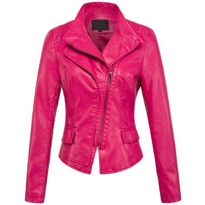 Veste en cuir pour femmes, style minimaliste, veste en cuir tendance pour femmes, vêtements décontractés modernes, veste en cuir pour femmes - Product Image 1