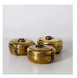 หม้อตุ๋นทองเหลืองหม้อร้อนหม้อหม้อทองเหลืองดีไซน์ใหม่ล่าสุดเครื่องใช้ในครัวดีไซน์แบบมอร์เดน - Product Image 6