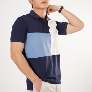 2025 vente chaude polos pour hommes manches courtes tissage exquis polos de golf chemise à manches courtes vêtements pour hommes Vietnam - Product Image 1