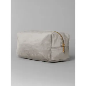 Bolsa de Aseo de Terciopelo Sostenible Personalizada, Estuche de Belleza Personalizado para Merchandising - Product Image 4