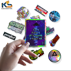 Custom Round Hologram <b>Sticker</b> <b>Logo</b> Printing Security Laser Holographic Label <b>Sticker</b> Self Adhesive Irregular Shape <b>Sticker</b> - Product Image 5