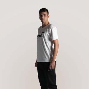 Camiseta Smash de algodón blanca para hombre L - Product Image 2