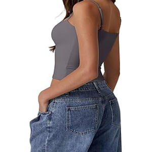 2025 camisetas sin mangas lisas más vendidas para mujeres nueva llegada camiseta sin mangas personalizada para mujeres hecha por Dress Sports - Product Image 4