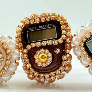 Ensemble de comptoir Tasbeeha numérique Zikrmatic Tesbih de couleur marron cadeau islamique musulman pour les fêtes disponibilité en gros - Product Image 1