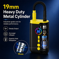 Compresseur d'air portable WANPU T1255 OEM, gonfleur de pneus numérique 150 PSI, pompe électrique pour voiture DC 7.4V, mini pompe à pneus en alliage d'aluminium