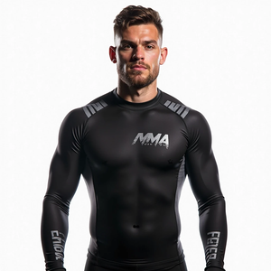 Kimono de jiu jitsu à manches courtes et complètes avec protection contre les éruptions cutanées pour MMA, entraînement personnalisé, conception sublimée - Product Image 6