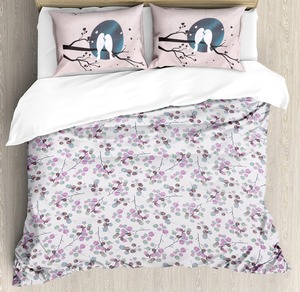 Fundas de edredón de algodón orgánico 100% con estampado de flores, ropa de cama con certificado GOTS, tamaño King y Queen, venta al por mayor - Product Image 4