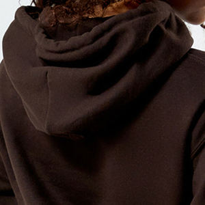 Sudadera con capucha recortada para mujer de último diseño con logotipo personalizado que imprime sudaderas con capucha sólidas para mujer Servicio OEM - Product Image 5