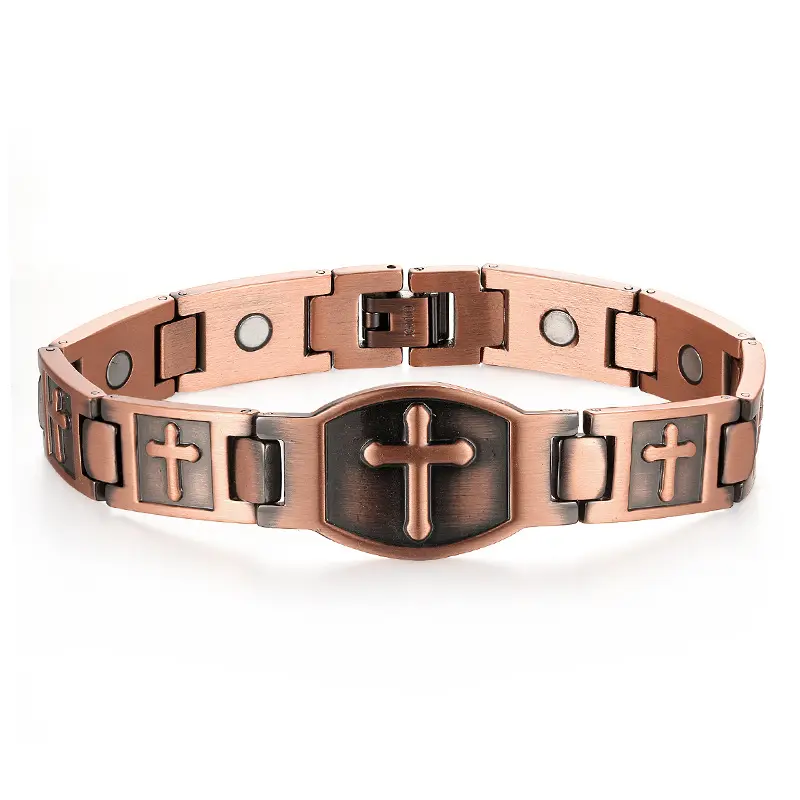 European and American fashion business sports bracelet non-fading stainless steel silver gold fashion bracelet