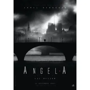 Carte postale Angel-A, décoration murale, cadre noir - Product Image 1