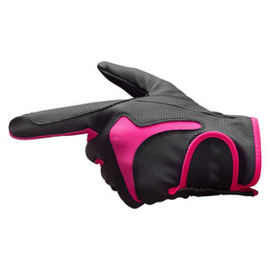Gants d'équitation roses personnalisés pour femmes Gants d'équitation confortables et antidérapants disponibles en gros - Product Image 1
