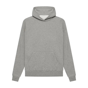 Sweat à capuche décontracté pour homme de haute qualité avec logo personnalisé, logo en lettres, style double ligne sur la poitrine, sweat-shirt ample pour homme - Product Image 6