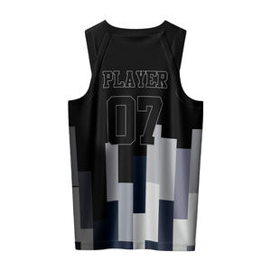 ชุดบาสเก็ตบอลแขนกุดผู้ชายแบบกำหนดเองส่วนบุคคล คุณภาพสูง 100% โพลีเอสเตอร์ แห้งเร็ว ระบายความชื้น - Product Image 3