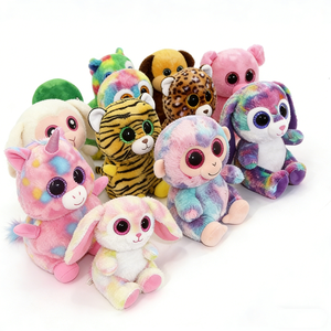 Animaux en peluche colorés personnalisés, jouets en peluche doux pour enfants, 11CM-30CM, cadeau unisexe - Product Image 4