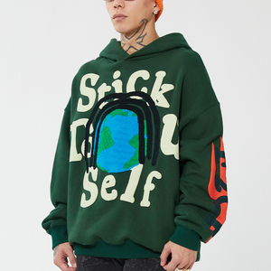 Sudadera Corta con Capucha, Impresión Puff de Alta Calidad, Lista para el Invierno, 100% Algodón, Ropa Casual para Clima Frío, Uso Diario - Product Image 1