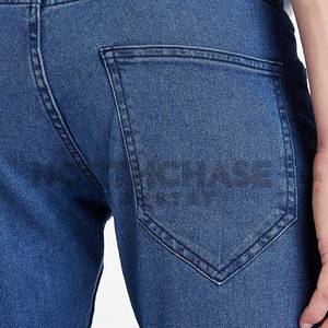 Pantalones Vaqueros de Cintura Alta para Hombre, Hechos a Medida, 100% Algodón, Ligeros, de Alta Calidad, Venta al Por Mayor, MOQ Bajo - Product Image 5