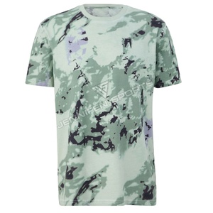 T-shirt pour homme à manches courtes, séchage rapide, léger, imprimé camouflage, col rond uni, respirant, décontracté, sportif, 100% coton - Product Image 1