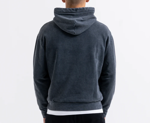 Sudadera con capucha fabrica alta calidad 100% algodón peso pesado transpirable en blanco de gran tamaño pulóver sudaderas con capucha logotipo personalizado Color hombres - Product Image 3