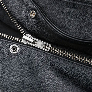 Gilet en cuir de moto de haute qualité pour hommes Gilet en cuir véritable pour hommes - Product Image 5