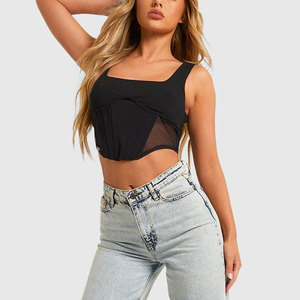 Ropa de fiesta para mujer, corsé elegante de cuero PU de alta calidad, entrenador de cintura de talla grande personalizado, corsés de moda para mujer - Product Image 4