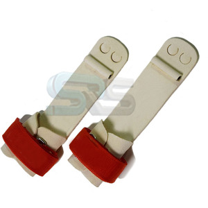 Gants de fitness antidérapants 3 trous en cuir pour l'entraînement croisé, haltérophilie, gants d'entraînement avec protection de la paume - Product Image 4