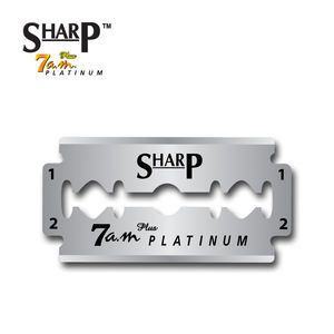 Hoja de afeitar de seguridad afilada, 7am Platinum, doble filo - Product Image 2