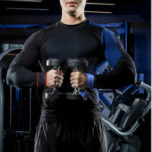 สายรัดข้อมือ EVA ระบายอากาศสำหรับยกน้ำหนักผ้าฝ้ายสำหรับฝึกยกน้ำหนัก - Product Image 3