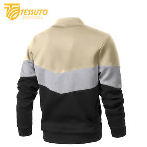 Blouson aviateur zippé léger et extensible de coupe décontractée pour homme - Product Image 6