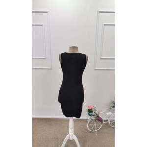 Vestido Mini Ceñido al Cuerpo Sexy para Mujer de Jane's, con Cuello Redondo y Tirantes Finos, Detalle de Escote Pronunciado para Fiestas en Discotecas - Product Image 6