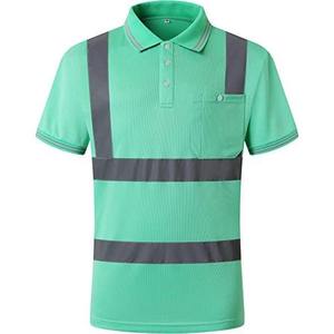 Camisetas de seguridad con logotipo personalizado para hombre, polos de alta reflexión con bolsillo, ropa de trabajo de manga larga, polos superiores - Product Image 4