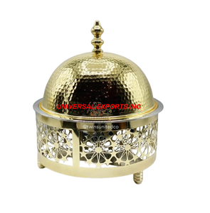 Maille métallique en acier inoxydable Hotpot Casserole faite à la main de qualité supérieure Nouvelle arrivée chauffe-aliments en métal fantaisie - Product Image 4
