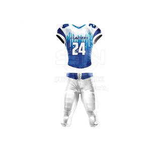 Vêtements de football américain personnalisés de haute qualité Ensembles d'usine élégants pour adultes et jeunes Chemises respirantes de taille XL - Product Image 1