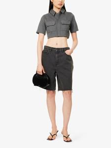 Mejores Shorts de Mezclilla para Hombre y Mujer, Estilo Casual, Negros, de Talle Alto, Pierna Curva, Ajuste Holgado, Cintura Anti-Humedad, Transpirables - Product Image 6