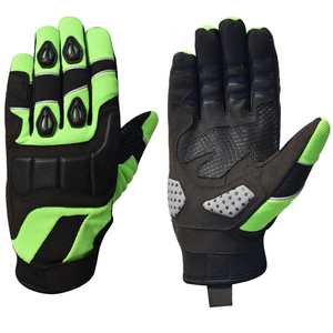 Guantes de carreras de Motocross hechos a medida Unisex de alta calidad, guantes de cuero estilo MX motorista, MTB, bicicleta de montaña, deportes al aire libre impresos - Product Image 3