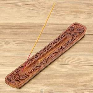 <b>Incense</b> Holder Wooden Stick Holder with Floral Design <b>Incense</b> Ash Catcher <b>Incense</b> <b>Burner</b> Tray <b>Back</b>-<b>Flow</b> Home Decor Gift Accessor - Product Image 3