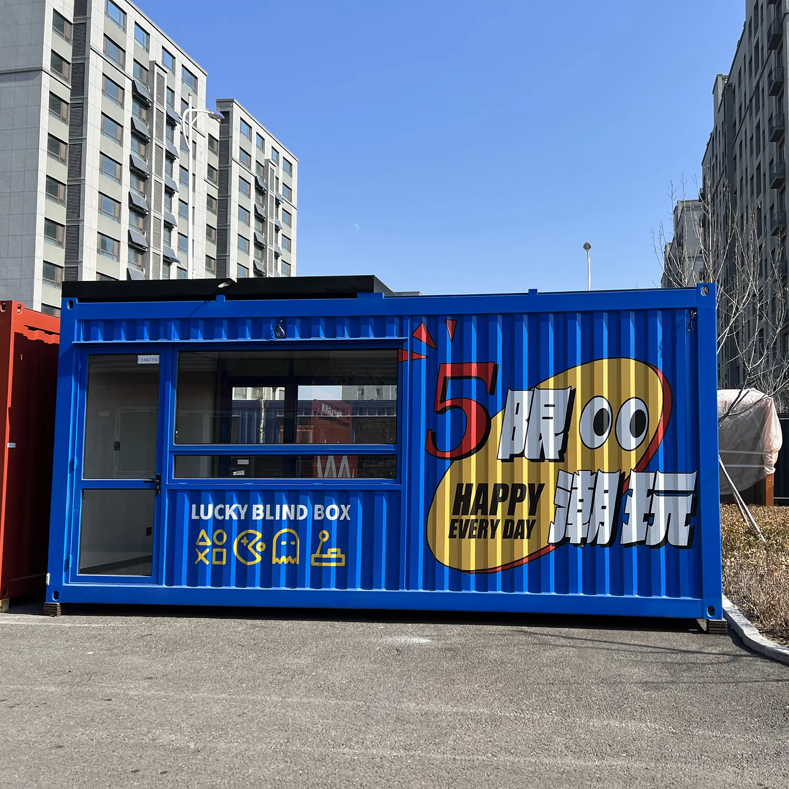 Fabricage Mobiele Uitbreidbare Opvouwbare Retail Coffeeshop Container Thee Iescreme Winkel Kantoor