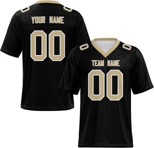 Camisetas de Fútbol Americano Personalizadas del Fabricante, Equipo Personalizado, Secado Rápido, 100% Poliéster, Impresión por Transferencia de Calor, Logotipo Personalizado, Manga Corta - Product Image 5